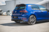 Maxton Design Spoiler zadního nárazníku VW Golf R Mk7 Facelift V.3 - černý lesklý lak