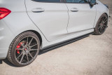 Maxton Design Prahové lišty Racing Ford Fiesta ST Mk8 - červeno-černá