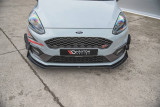 Maxton Design Spoiler předního nárazníku Racing s křidélky Ford Fiesta ST Mk8 - matná černá