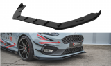 Maxton Design Spoiler předního nárazníku Racing s křidélky Ford Fiesta ST Mk8 - matná červeno-černá
