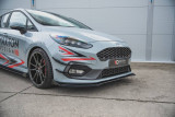 Maxton Design Spoiler předního nárazníku Racing s křidélky Ford Fiesta ST Mk8 - matná červeno-černá