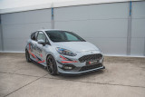 Maxton Design Spoiler předního nárazníku Racing s křidélky Ford Fiesta ST Mk8 - lesklá červeno-černá