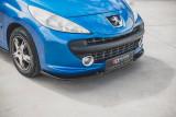 Maxton Design Spoiler předního nárazníku Peugeot 207 Sport - karbon
