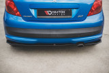 Maxton Design Spoiler zadního nárazníku Peugeot 207 Sport - texturovaný plast