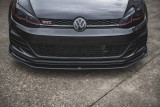 Maxton Design Spoiler předního nárazníku Racing VW Golf Mk7 GTI TCR - černá