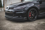 Maxton Design Spoiler předního nárazníku Racing VW Golf Mk7 GTI TCR - černá