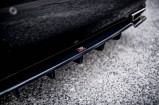 Maxton Design Spoiler zadního nárazníku s žebrováním Lexus LS Mk4 Facelift - texturovaný plast