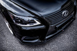 Maxton Design Spoiler předního nárazníku Lexus LS Mk4 Facelift - černý lesklý lak