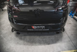 Maxton Design Boční lišty zadního nárazníku VW Golf Mk7 GTI TCR - texturovaný plast