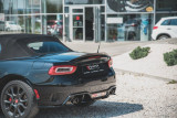 Maxton Design Nástavec spoileru víka kufru Fiat 124 Spider Abarth - černý lesklý lak
