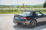 Maxton Design Nástavec spoileru víka kufru Fiat 124 Spider Abarth - černý lesklý lak
