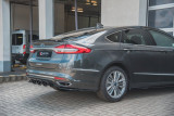 Maxton Design Boční lišty zadního nárazníku Ford Mondeo Mk5 Vignale Facelift - karbon