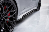 Maxton Design Prahové lišty Audi RS6 C8 V.1 - černý lesklý lak
