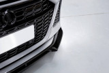 Maxton Design Spoiler předního nárazníku Audi RS6 C8 V.1 - černý lesklý lak