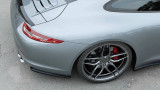 Maxton Design Boční lišty zadního nárazníku Porsche 911 Carrera (991.1) - texturovaný plast