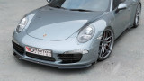 Maxton Design Spoiler předního nárazníku Porsche 911 Carrera (991.1) V.1 - černý lesklý lak