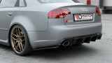 Maxton Design Boční lišty zadního nárazníku Audi RS4 (B7) Sedan V.2 - texturovaný plast