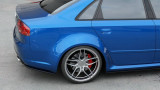 Maxton Design Boční lišty zadního nárazníku Audi RS4 (B7) Sedan V.1 - texturovaný plast