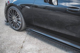 Maxton Design Prahové lišty Mercedes CLS (C257) AMG-Line - černý lesklý lak
