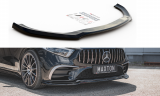 Maxton Design Spoiler předního nárazníku Mercedes CLS (C257) AMG-Line V.3 - texturovaný plast