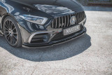 Maxton Design Spoiler předního nárazníku Mercedes CLS (C257) AMG-Line V.2 - černý lesklý lak