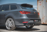 Maxton Design Boční lišty zadního nárazníku Seat Leon (5F) Cupra Facelift V.3 - texturovaný plast