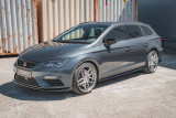Maxton Design Prahové lišty Seat Leon (5F) Cupra Facelift V.4 - černý lesklý lak