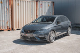 Maxton Design Spoiler předního nárazníku Seat Leon (5F) Cupra Facelift V.7 - karbon