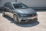 Maxton Design Spoiler předního nárazníku Seat Leon (5F) Cupra Facelift V.5 - texturovaný plast