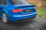 Maxton Design Spoiler zadního nárazníku Audi S4 (B8) Sedan - texturovaný plast