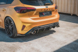 Maxton Design Boční lišty zadního nárazníku Ford Focus ST Mk4 V.3 - karbon