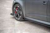 Maxton Design Zesílené prahové lišty Racing s křidélky Audi RS3 (8V) Sportback - matná černá