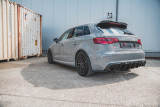 Maxton Design Zesílené prahové lišty Racing Audi RS3 (8V) Sportback - černá