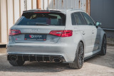Maxton Design Zesílené boční lišty zadního nárazníku Racing Audi RS3 (8V) Sportback - černá