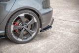 Maxton Design Boční lišty zadního nárazníku Audi RS3 (8V) Sportback V.2 - texturovaný plast