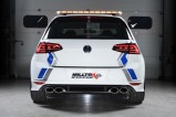 Klapkový catback výfuk VW Golf 7 R 2,0 TSI Milltek Sport - s rezonátorem / kulaté černé koncovky