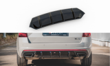 Maxton Design Spoiler zadního nárazníku Škoda Octavia III RS Liftback/Combi V.1 - texturovaný plast