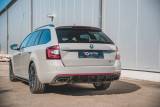 Maxton Design Spoiler zadního nárazníku Škoda Octavia III RS Liftback/Combi V.1 - texturovaný plast