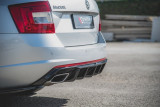 Maxton Design Spoiler zadního nárazníku Škoda Octavia III RS 2.0 TDI Liftback/Combi V.2 - karbon