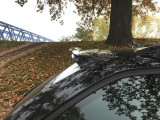 Maxton Design Nástavec střešního spoileru Škoda Octavia III RS Combi - černý lesklý lak