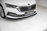 Maxton Design Spoiler předního nárazníku Škoda Octavia IV V.1 - karbon