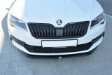 Maxton Design Spoiler předního nárazníku Škoda Superb III V.1 - texturovaný plast