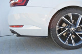 Maxton Design Boční lišty zadního nárazníku Škoda Superb III - texturovaný plast