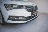 Maxton Design Spoiler předního nárazníku Škoda Superb III Facelift V.1 - karbon