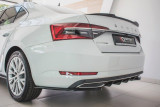 Maxton Design Spoiler zadního nárazníku Škoda Superb III Facelift - karbon