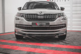 Maxton Design Spoiler předního nárazníku Škoda Kodiaq Sportline/RS - černý lesklý lak