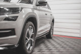 Maxton Design Prahové lišty Škoda Kodiaq Sportline/RS - černý lesklý lak