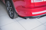 Maxton Design Boční lišty zadního nárazníku Škoda Kodiaq RS - texturovaný plast