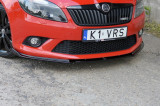 Maxton Design Spoiler předního nárazníku Škoda Fabia II RS - texturovaný plast