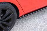 Maxton Design Prahové lišty Škoda Fabia II RS - černý lesklý lak